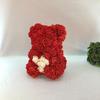 Qixi Festival Valentine's Day Wedding Rose Bear Simulation Floral Fragrance Creative Eternal Flower Hug Bear Gift