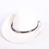 Popular European and American classic suede western cowboy hat men's and women's fashion LO style peach heart cowboy hat