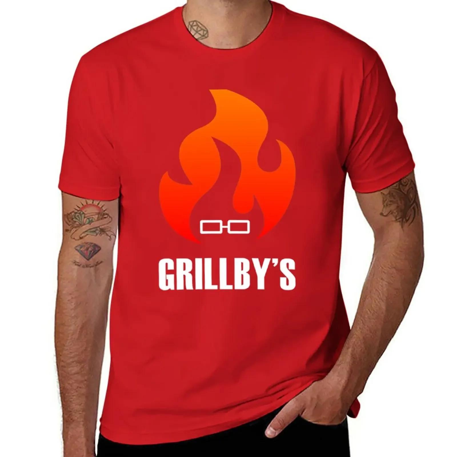 Grillby s Logo T-Shirt boys whites shirts graphic tees mens graphic t-shirts S