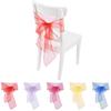 10 bucăți din organza pentru banchet canapea pentru scaune rafinate arcuri pentru decorarea petrecerii de nuntă