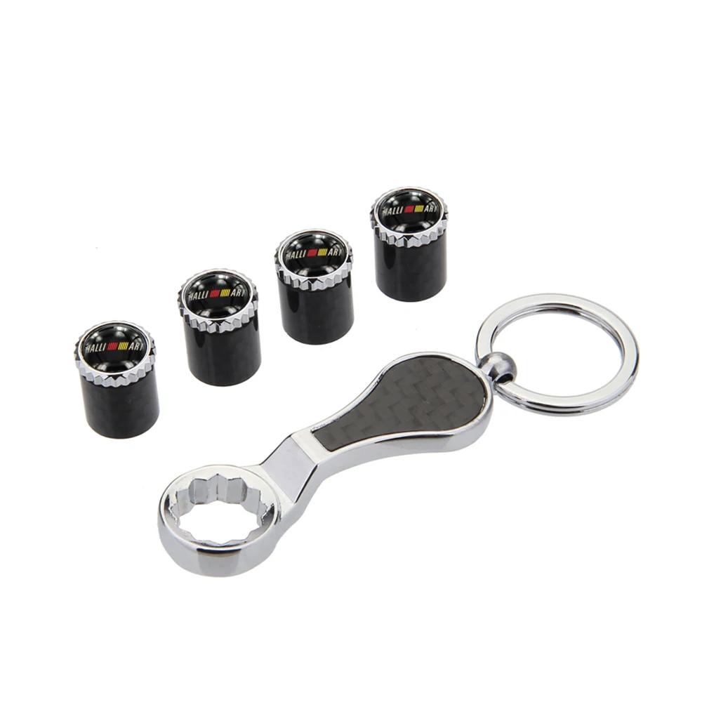 4pcs Car Wheel Valve Caps Air Covers with Wrench for Mitsubishi Ralliart ASX Outlander Lancer 9 Pajero Colt Mirage Eclipse EVO