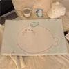 Cute Cartoon Door Mat Comfortable, Soft and Warm Non-Slip Bathroom Mat Bedroom Entrance Rug Bedside Carpet Home Decor