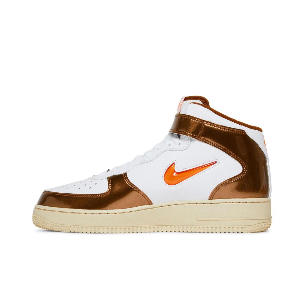 Nike Air Force 1 Mid QS 'Ale Brown' (Unisex) White / Total Orange / Ale Brown / Beach Skate Shoes DH5623 100
