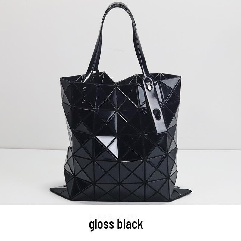 

Ромбовидная геометрическая сумка: 2024 Модная вместительная сумка через плечо для женщин 33.5 x 33.5 x 15 cm