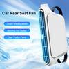 Portable Car Seat Fan for Front Rear Seat Passenge Rechargeable Car Headrest Cooling Air Fan Adjustable Strap Car Interior Fan