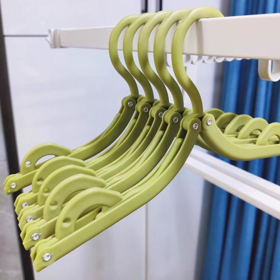 Folding Rack Storage with Hook Head Clothes Bag Closet Organization Accessory