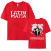 Rock Band Latin Mafia Mexico Tour 2025 Merch Tee Shirt for Men Women Fashion Gothic Pop Music Tshirt Casual 100 Cotton T Shirt