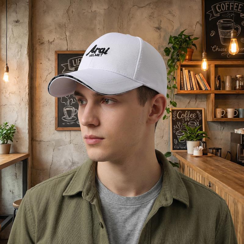 Baseballówka z haftowaną literą Unisex Ochrona przeciwsłoneczna Kapelusz przeciwsłoneczny Kapelusz outdoorowy