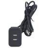 Estação de carga USB dupla 5V Sofá Recessed USB Power Hub Placa de fiação Tomada de energia para