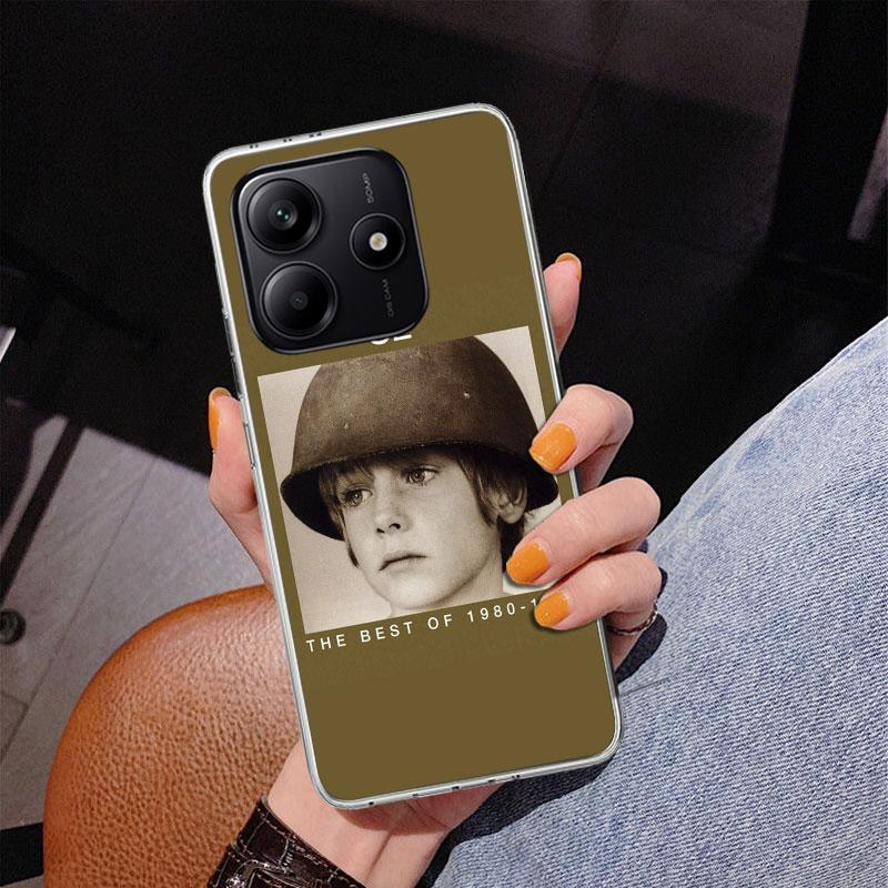 Band U-U2 Rock Phnoe Case for Phnoe Case for Xiaomi Redmi Note 15 14 14S 13 Pro Plus 12 12S 11S 11E 10S 10 11T 5G Unique Cover C