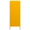 Vidaxl Cabinet, Mustard, 68X39X103.5 Cm, Steel