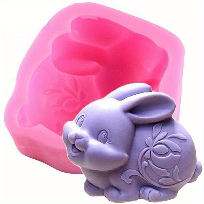 Easter Rabbit Silicone Mould Candle Bunny Mold Decor