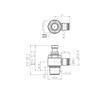 Genuine Japan PISCO Connector JSC8 Series: 02B, 02A, 03A, 04A - In Stock