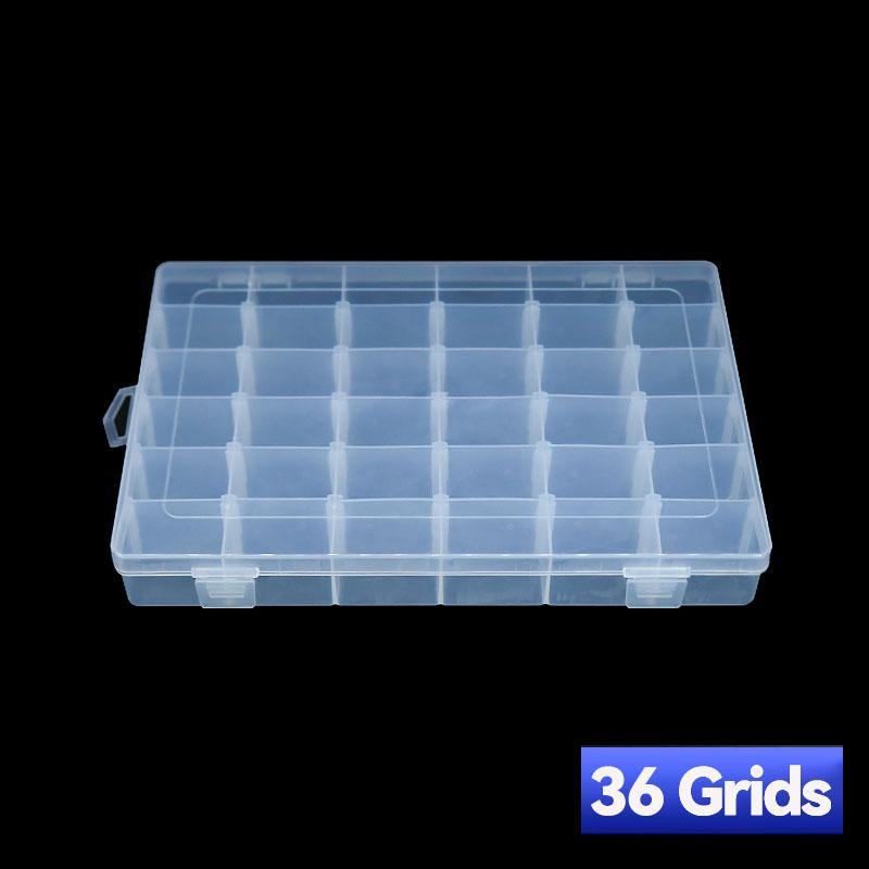 1PCFeaturing10/15/18/24/36compartments ForStoring Electronic Accessories Screws Jewelry Pills Other Storage Boxes And Containers