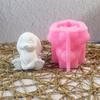 Handmade Silicone Mould 3D Rabbits Candle Molds Ornament Molds Animal Molds Casting Molds for Home Table Decorations