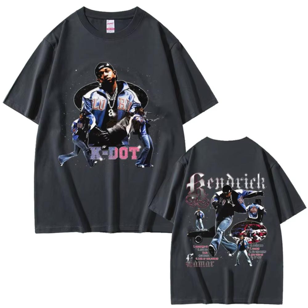 Rapper Kendrick Lamar Not Like Us Grafik T-Shirts Sommer Herren Damen Hip Hop Oversized T-Shirt Männlich Lässig Baumwolle Vintage T-Shirt
