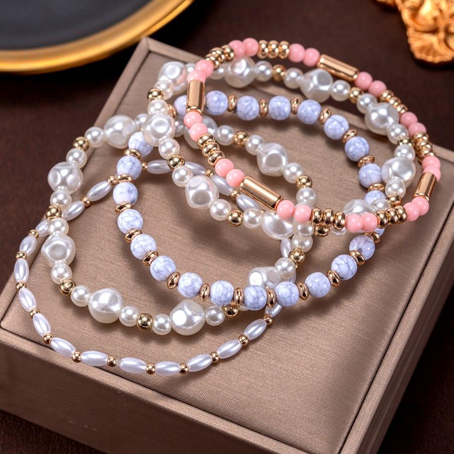 Sweet beaded craft bracelet design fairy stack wearing trend personalized bracelet