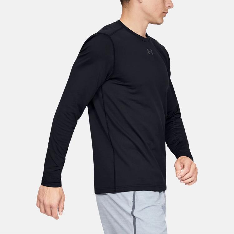 Under Armour Cold Gear Training Crew Sweatshirt Men Sweatshirt Black 1310989-001