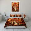 Mushroom Art Decor Set - Nature Multiple Sizes Kid'S And Adults' Bedroom Exquisite 3Pc Bedding Set, Gift