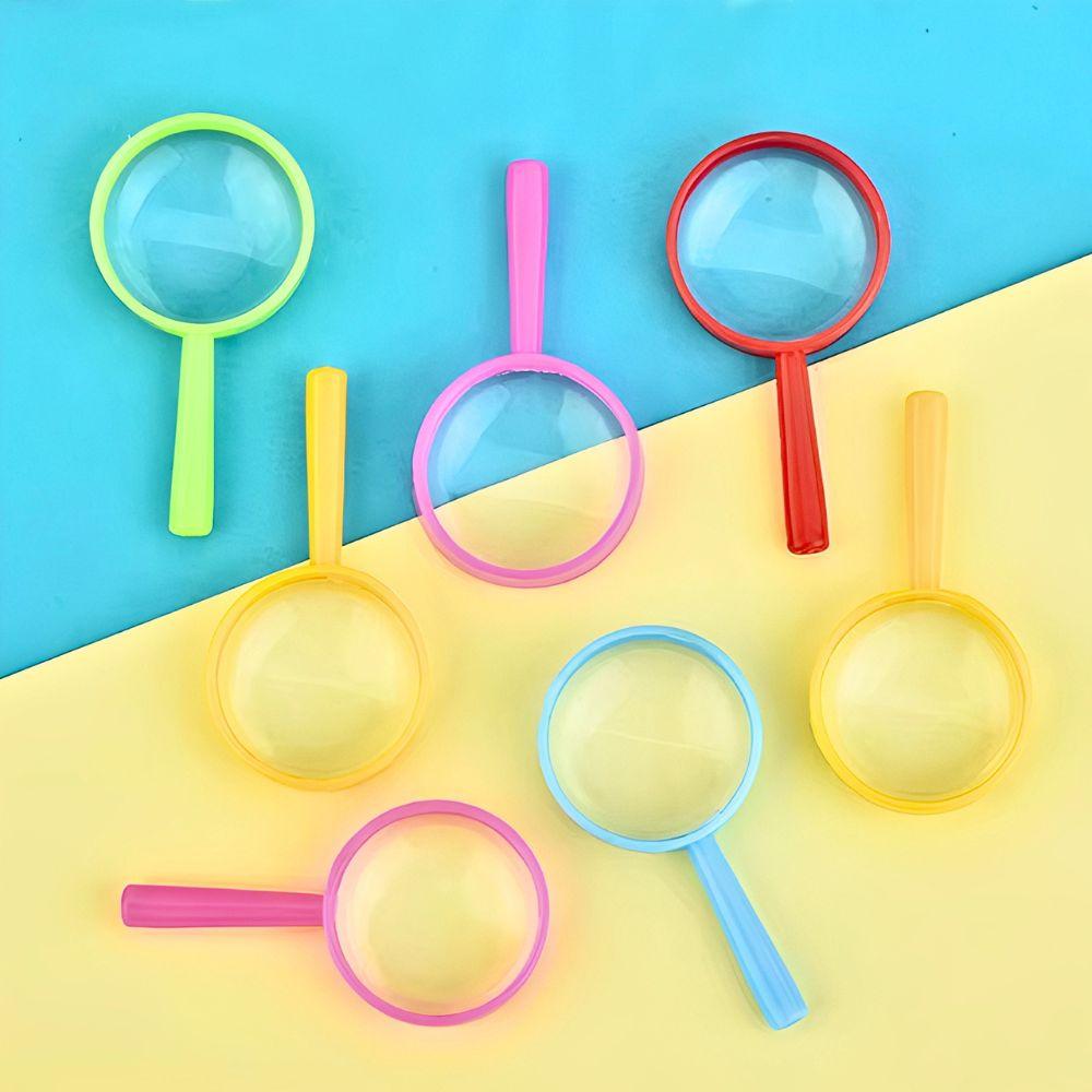 8/26pcs Plastic Magnifying Glasses, Colorful Handheld Magnifiers for Science Exploration, Party Favors, Carnival Prizes YMY
