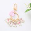 Porte-clés Kawaii Chat Marie Disney Porte-clés Animal de Dessin Animé Cœur Anti-Perte Écouteurs Pendentif Métallique Bijou à Suspendre Sac Cadeau d'Anniversaire