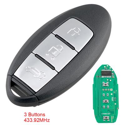 433.92MHz FSK 3 Buttons Smart Car Remote Key with 4A Chip Fit for NISSAN Qashqai X-Trail