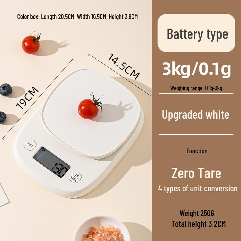 2025 New Model Digital Kitchen Scale for Grams - Perfect for Baking, Baby Food, and Coffee