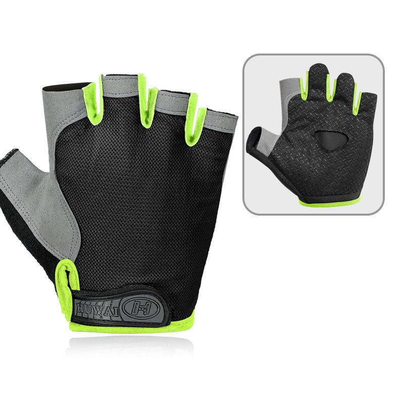 Professional Gym Fitness Breathable Anti-Slip Women Men Half Finger Summer Fishing Cycling Fingerless Gloves Female Bicycle Bike