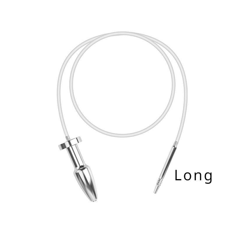 Edelstahl Harnröhrenstab Silikon Anal Plug Männlicher Masturbator Sexspielzeug für Mann Harnröhren klingende Homosexuell