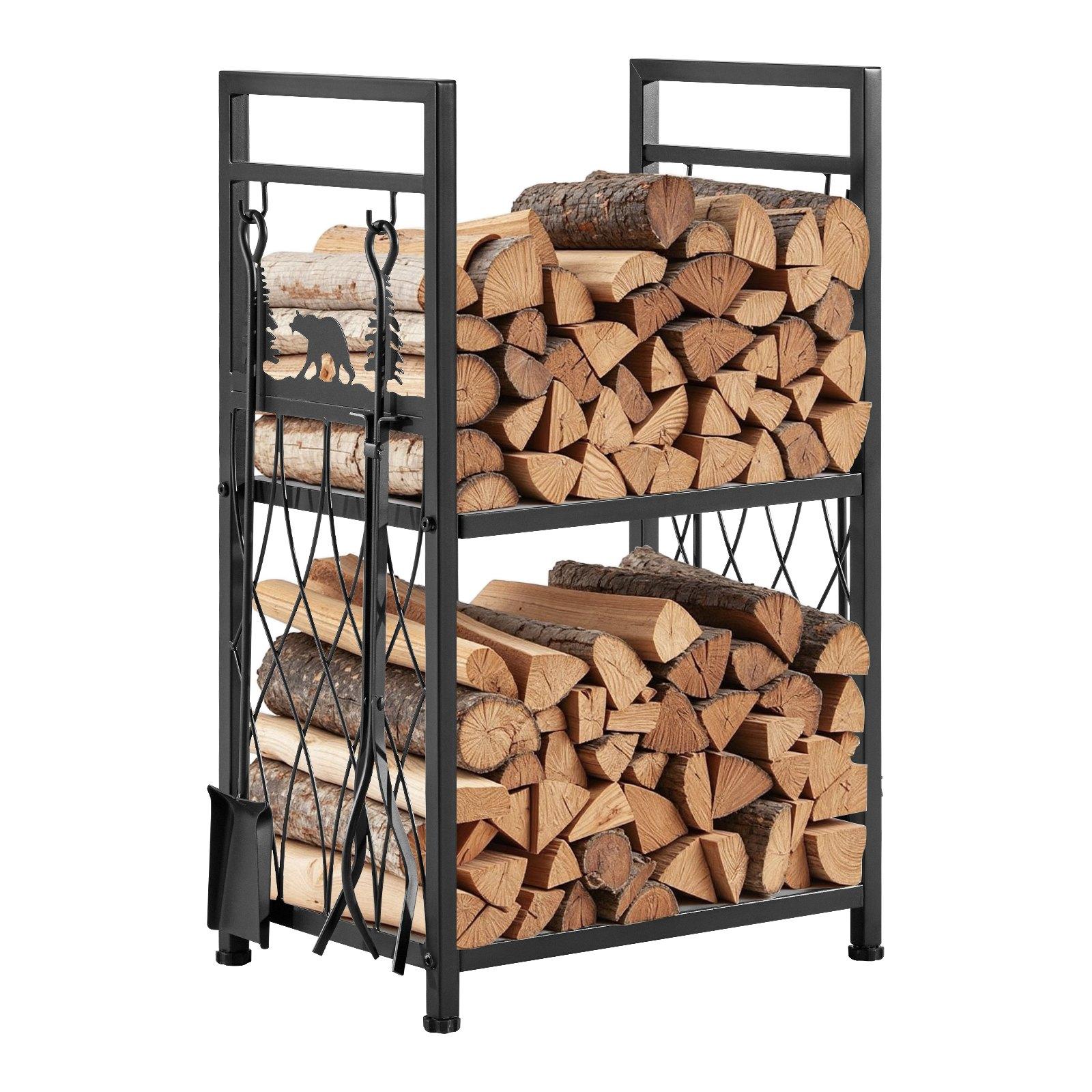 VEVOR Indoor Firewood Rack, 45.5cm