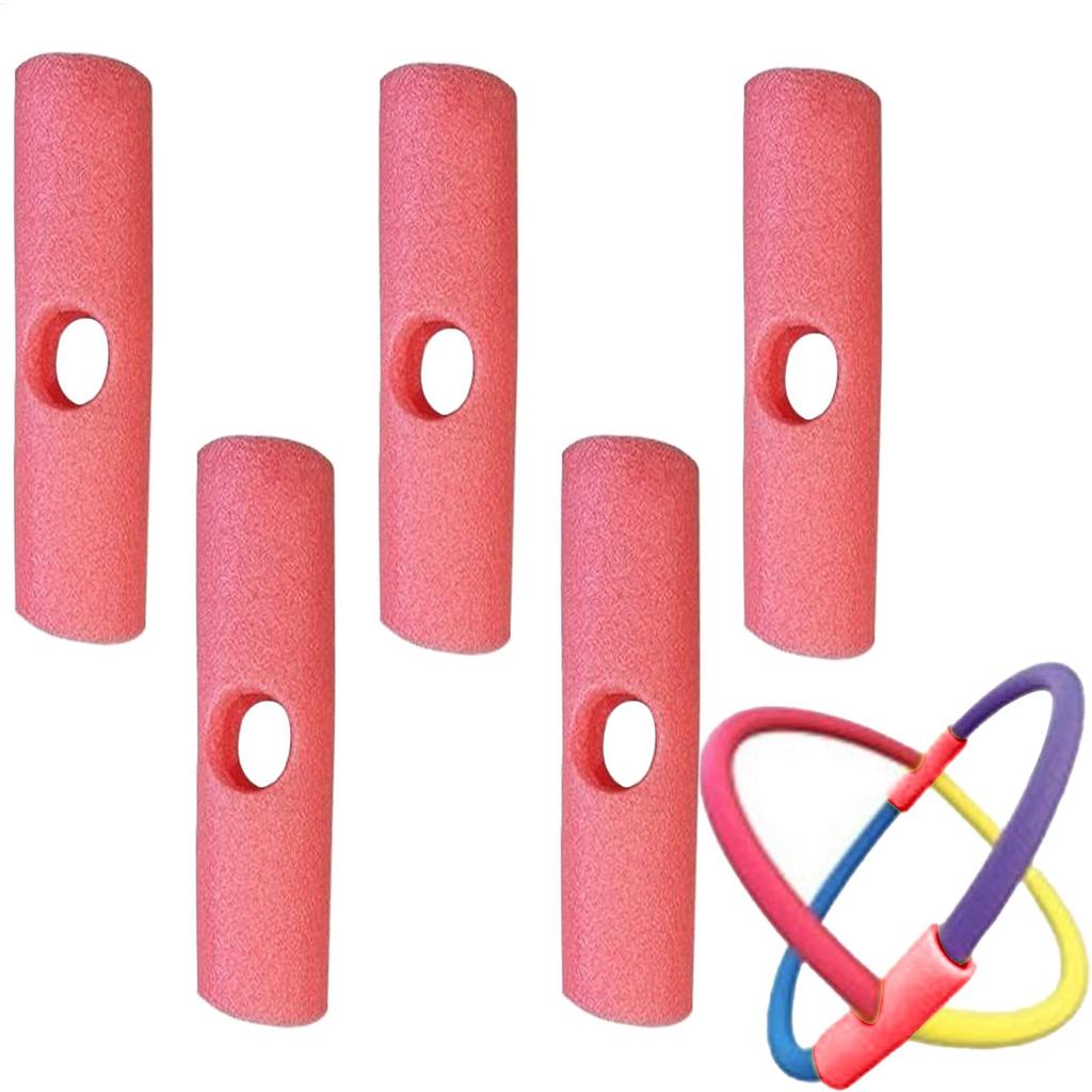 5Pcs Swimming Pole Connector EPE 1 or 2 Cross Holes Swimming Noodle Connector Pool Noodle Swimming Noodle Foam Stick Connector