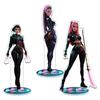Kawaii K-Pop Demon Hunters Anime Zoe Rumi Mira Saja Boys Superstar Acrylic Surroundings Standing Sign 15Cm Desktop Ornaments