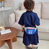 Trendy Kids Canvas Crossbody Bag For Boys And Girls Lightweight And Breathable Fabric