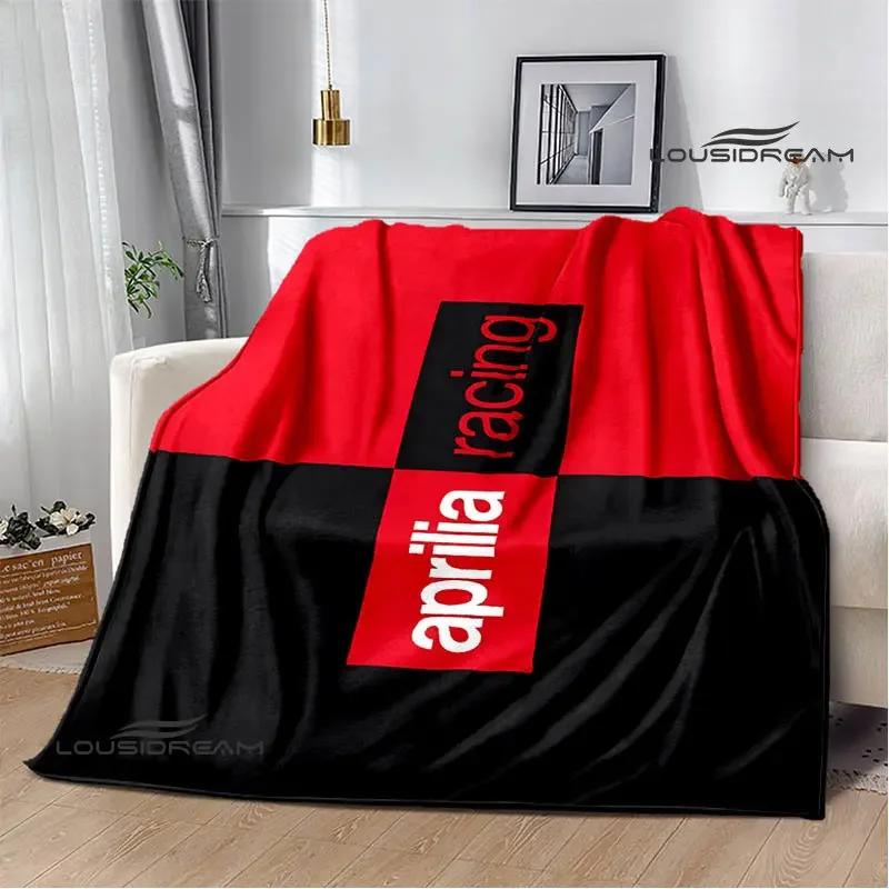 

Aprilia Motorcycle Logo Printed Blankets Fashion Warm Blanket Soft And Comfortable Blanket Home Travel Blankets Birthday Gift 100x150cm