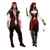 Pirata Pirati dei Caraibi Cosplay Capitano Jack Sparrow Costume Uomo Donna Femmina Maschio Femmina Carnevale Halloween Set Sexy
