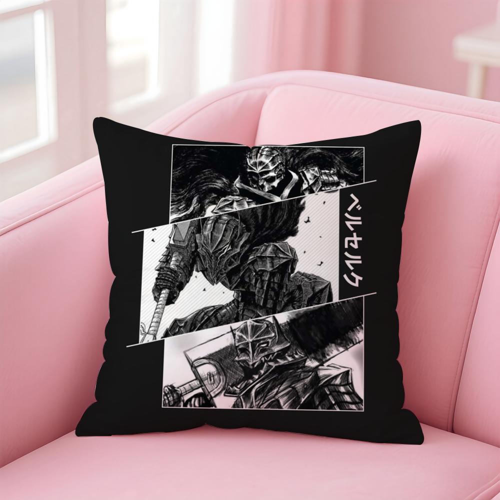 Cool B-BerserkS Cushion Cover Home & Car Multi-Scene Pillow Cover - Reversible, Soft & Durable for Daily Use