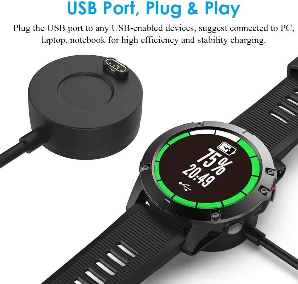 Dokovací nabíječka USB nabíjecí kabel pro Garmin Fenix 7 7x 5/5S/5X Plus 6/6S/6X Pro Sapphire Venu Vivoactive 4/3 945 245 Quatix