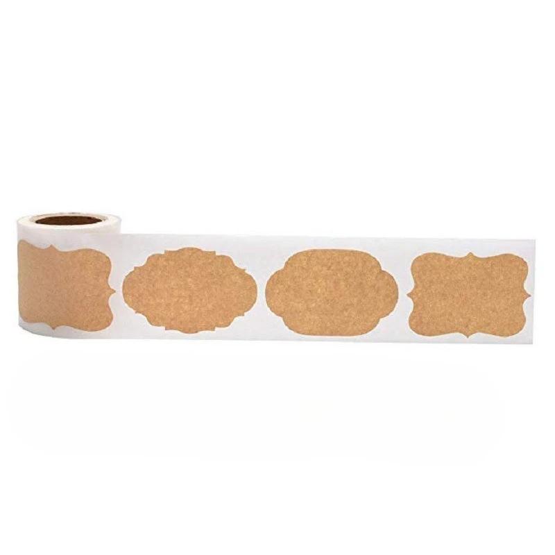 120 szt./rolka Wodoodporne Olejoodporne Usuwalne Naklejki Etykiety na Żywność na Słoiki Pojemniki Butelki na Przyprawy Zawierają Pisak