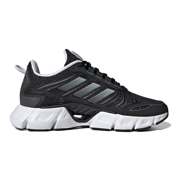 Adidas Qingfeng Series Comfortable Non-Slip Shock Absorbing Durable Low-Top Kids Running Shoes Kids running shoes Black White GZ4020
