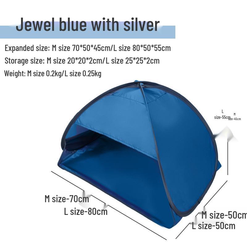 2-Second Quick Open Automatic Beach Sunshade Tent