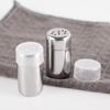 2Pcs Mini Stainless Steel Cooking Tool Spice Shaker Seasoning Jar Salt Sugar Bottle Pepper Spice Shaker Bottle Multifu Dispenser