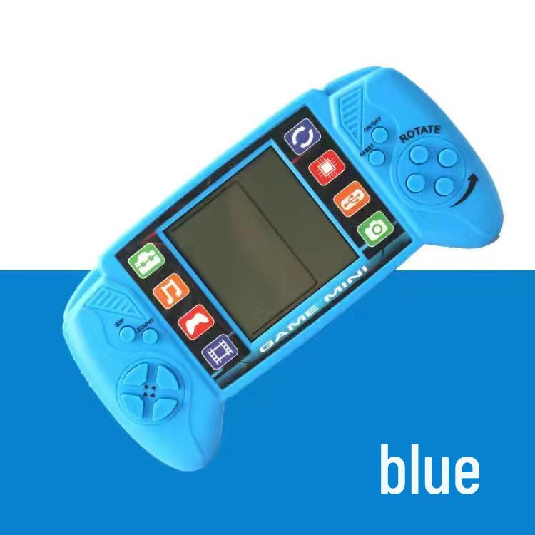 Nostalgic Retro Russian Tetris Handheld Game Console with Large Screen for Children's Play.