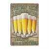 Poster Birra Placca Metallica da Parete