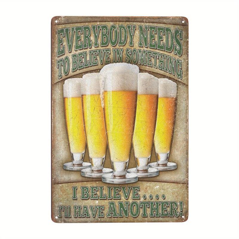 Poster Birra Placca Metallica da Parete