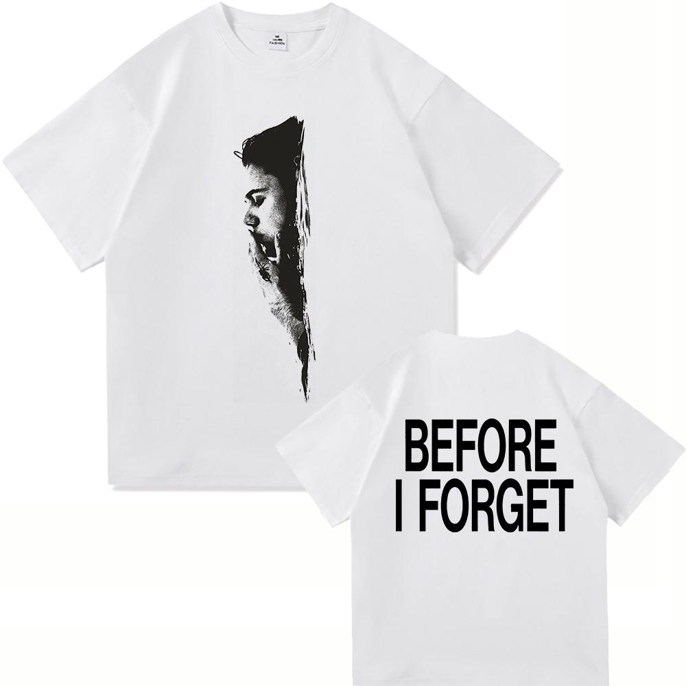 The Kid Laroi Before I Forget Tee Shirt 2026 New Album Menwomen Clothing Harajuku High Quality Tops TShirts Vintage