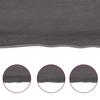 VidaXL Étagère murale gris foncé 60x40x2 cm bois chêne massif traité 363767