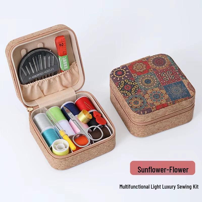 Portable Needle & Thread Storage Set: Travel Kit for Hand Sewing
