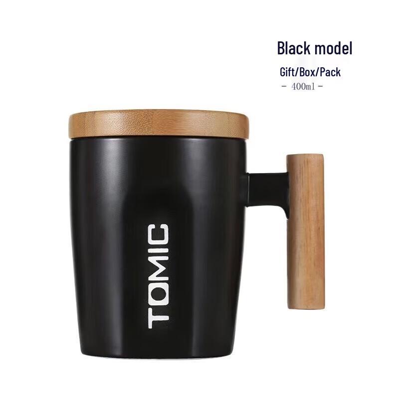 Temeike Couple s Heat-Resistant Glass Coffee Mug with Lid