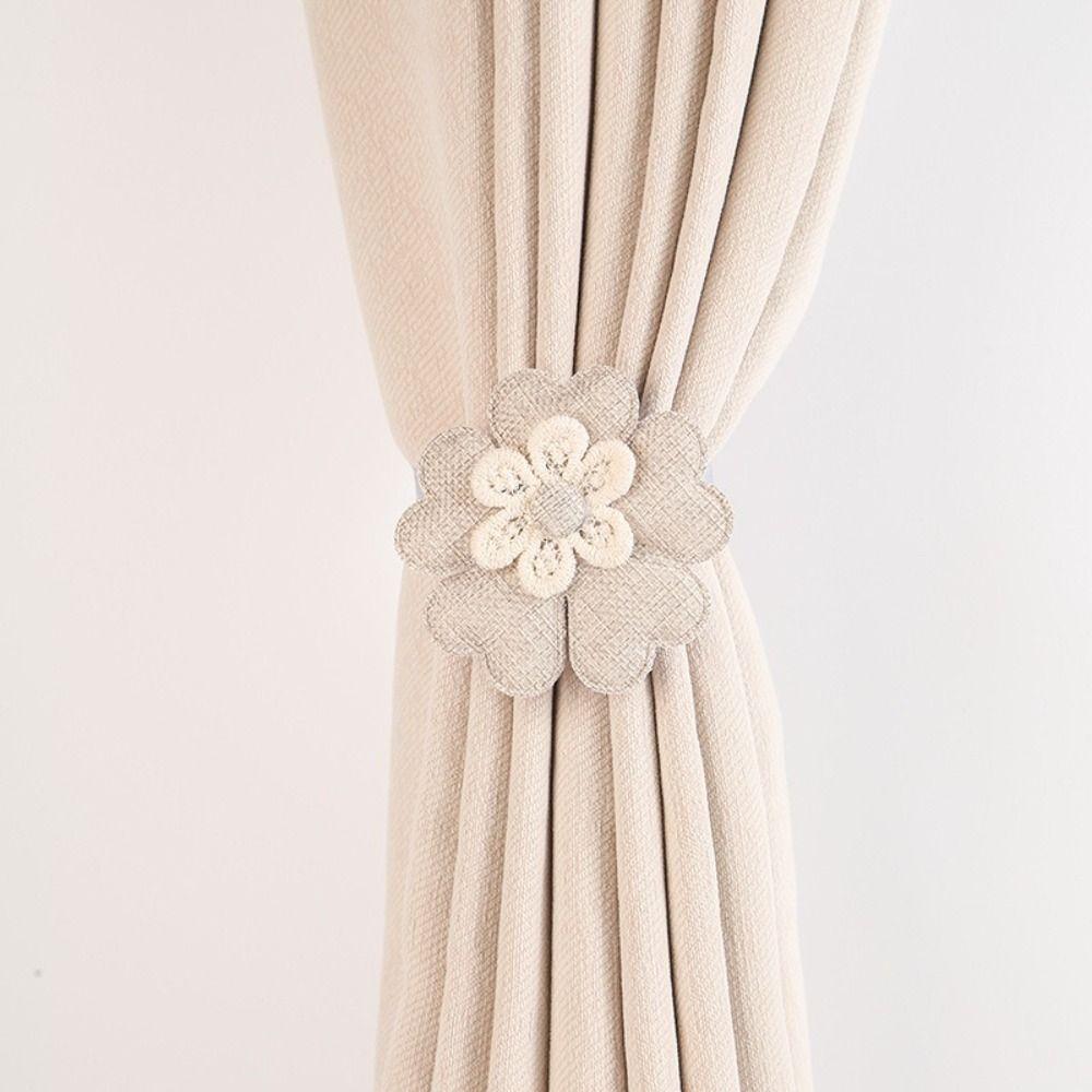 Fivelas Magnéticas para Cortinas de Janela Cordões Trançados à Mão Porta-Cortinas Novo Amarra-Cortinas
