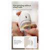 2 In 1 Electric Nail Clipper and Polisher Rechargeable Nail Trimmer